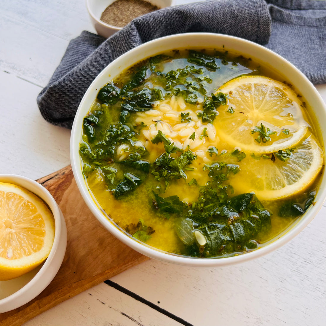 Greek Chickpea Lemon Soup