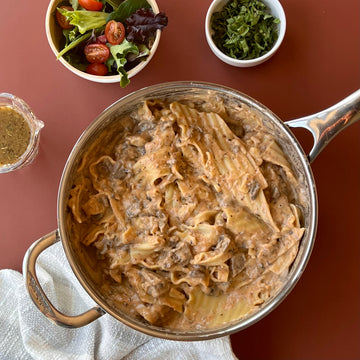 Mushroom Skillet Lasagna